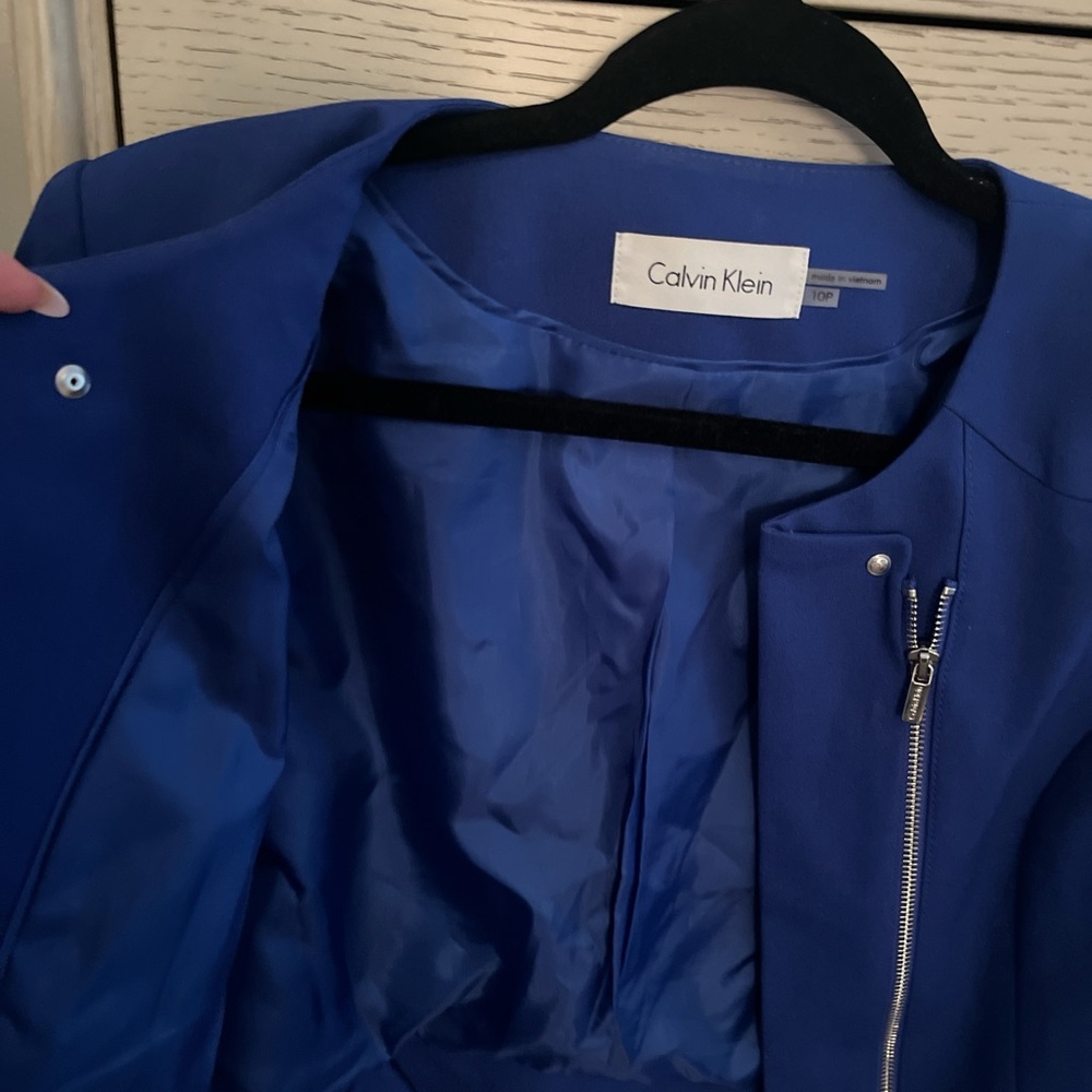 Calvin Klein Women's Royal Blue Blazer